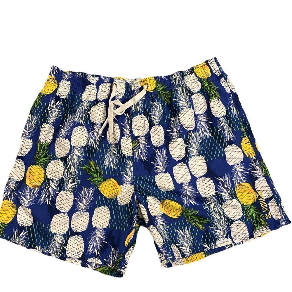 Island haze swim wear trunks Board Shorts bathing suit pineapple mens -XL
